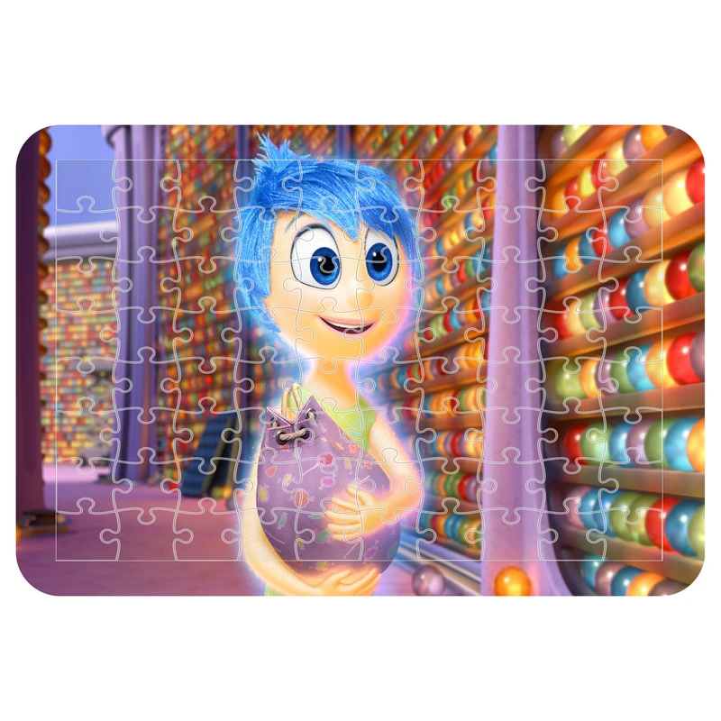 پازل 54 تکه مدل CHB1517 طرح انیمیشن درون و بیرون