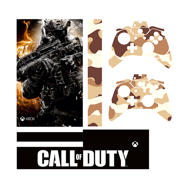 برچسب ایکس باکس one توییجین وموییجین مدل Call of Duty 23 مجموعه 5 عددی