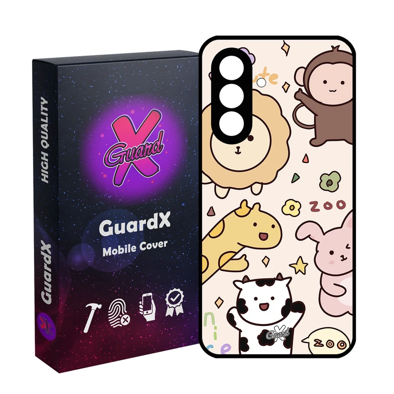 کاور گارد ایکس طرح باغ وحش مدل 10564 مناسب برای گوشی موبایل سامسونگ Galaxy S24 FE
