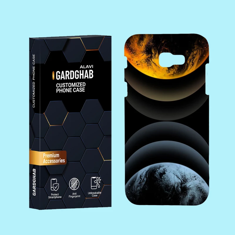 کاور گارد قاب علوی مدل هنری مناسب برای گوشی موبایل سامسونگ Galaxy A7 2017 / A720