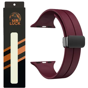 بند مستر لوکی مدل Magnetic Folding Buckle مناسب برای اپل واچ  SE 44 میلی متری