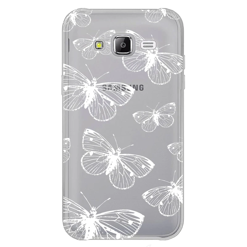 کاور مگافون طرح پروانه مدل C54-W مناسب برای گوشی موبایل سامسونگ Galaxy J5 2015         