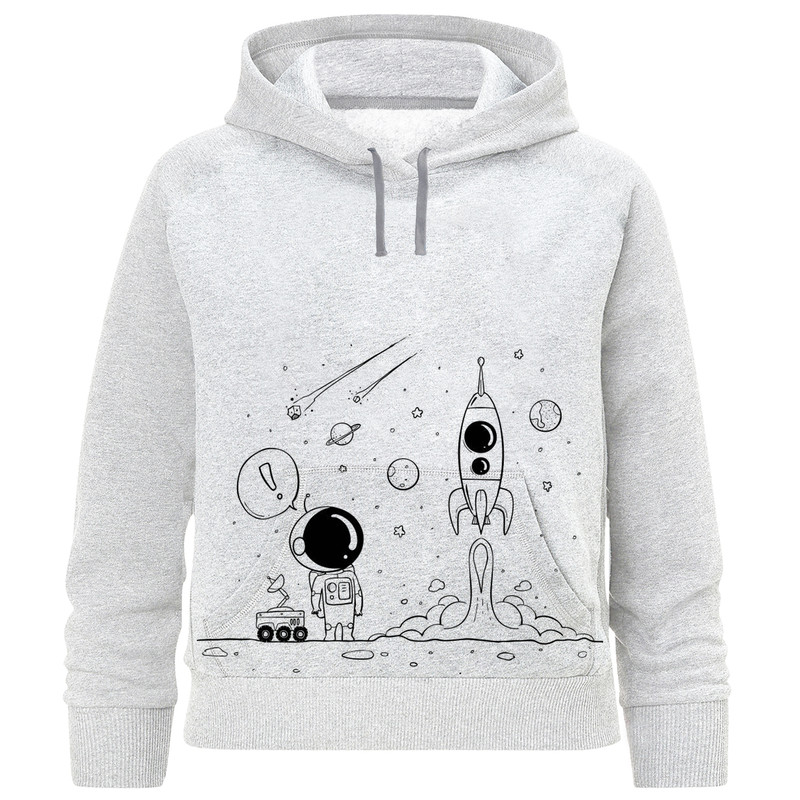 هودی پسرانه مدل موشک وآدم فضایی A108