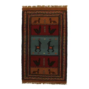 گلیم دستبافت سرزمین فرش کد TKG137