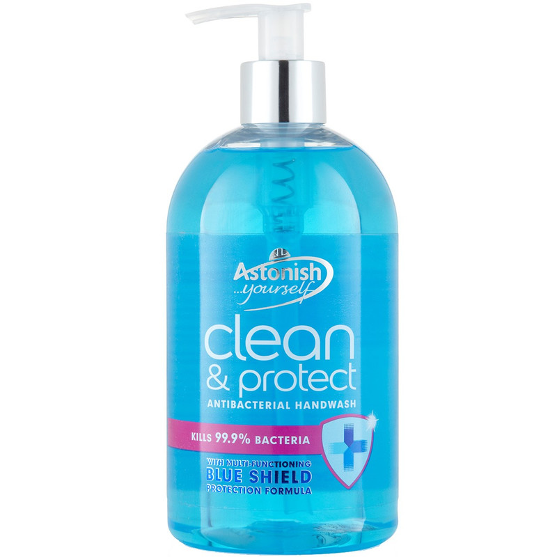 مایع دستشویی آنتی باکتریال استونیش مدل Clean And Protect حجم 500 میلی لیتر