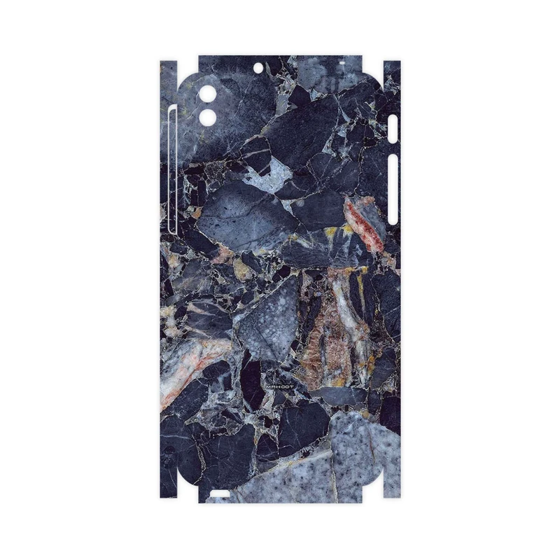برچسب پوششی ماهوت مدل Broken black marble-FullSkin مناسب برای گوشی موبایل اچ تی سی Desire 816