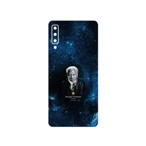 MAHOOT Morgan Freeman Cover Sticker for Samsung Galaxy A7 2018