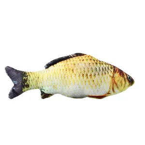 اسباب بازی گربه سری ماهی پولیشی مدل Plush Fish Imitation FT001-S
