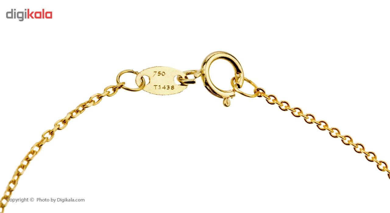 دستبند طلا 18 عیار ماهک مدل MB0352 -  - 3