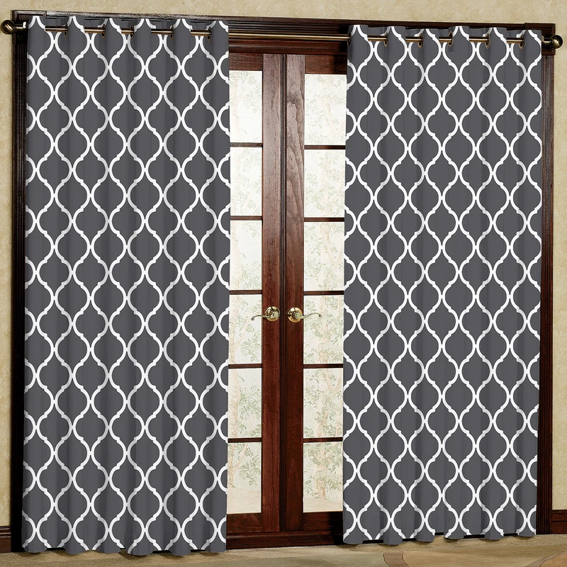 پرده مدل مخمل پانچی طرح مدرن کد 4394cT2 سایز 200x140 سانتی متر