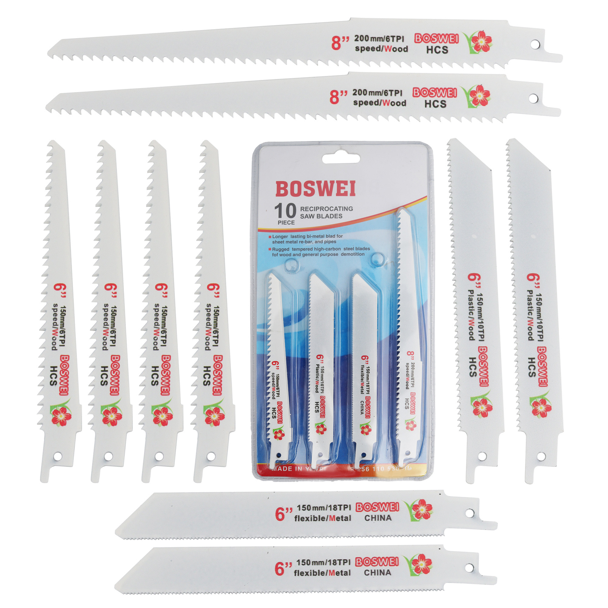 تیغه اره افقی بر مدل Bwei-10HCS مجموعه 10 عددی