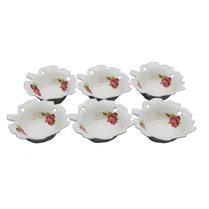 ست پیاله پی مدل 4-90410 طرح برگ بسته 6 عددی