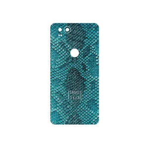 MAHOOT Blue Snake Skin Cover Sticker for Google Pixel 2