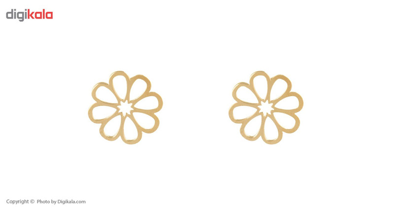 گوشواره طلا 18 عیار زنانه ماهک مدل ME0680 - 2