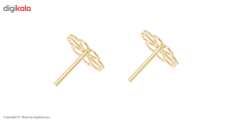 گوشواره طلا 18 عیار زنانه ماهک مدل ME0680 - 3