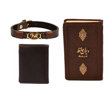 ست هدیه طرح تولد خرداد کهن چرم مدل m106- 3