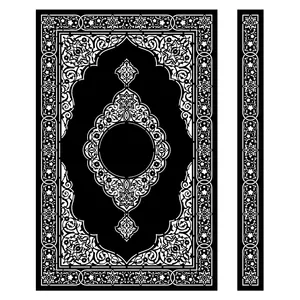 شابلون مدل اسلیمی فرش کد SP934 مجموعه 2 عددی