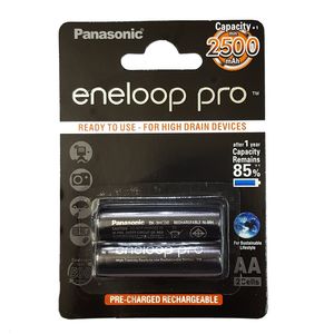نقد و بررسی باتری قلمی قابل شارژ پاناسونیک مدل Eneloop Pro - بسته 2 عددی توسط خریداران