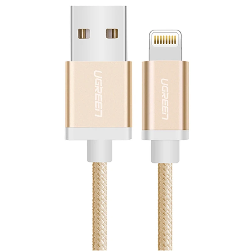 کابل تبدیل USB به لایتنینگ یوگرین مدل US199 طول 1 متر