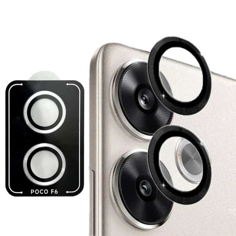 محافظ لنز دوربین تیسیکالا مدل رینگی شابلن دار مناسب برای گوشی موبایل شیائومی POCO F6