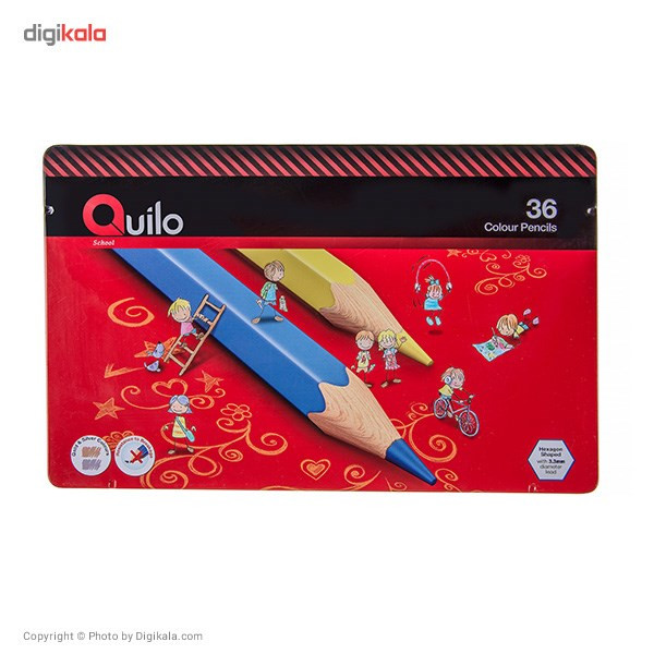 مداد رنگی 36 رنگ کوییلو کد 634008