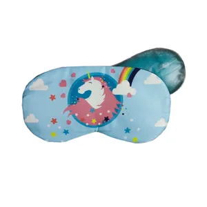 چشم بند خواب مدل کمپرس دار طرح یونیکورن کد 2