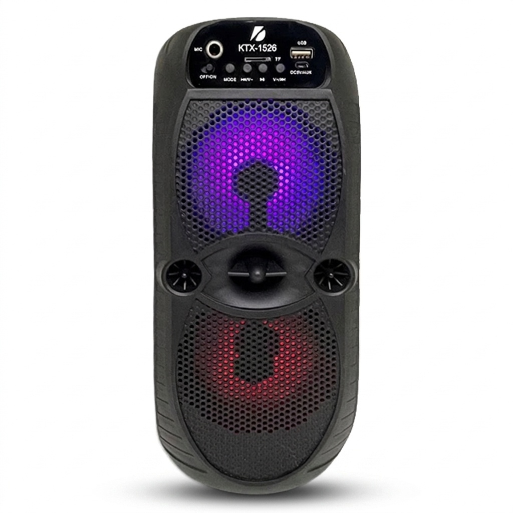 اسپیکر بلوتوثی قابل حمل کی تی ایکس مدل KTX-1526 اسپیکر بلوتوثی قابل حمل کی تی ایکس مدل KTX-1526