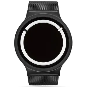 ساعت مچی عقربه ای زیرو مدل Eclipse Black Mesh Unisex