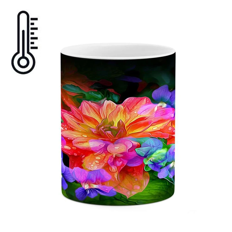 ماگ حرارتی کاکتی مدل نقاشی کد mgh13652