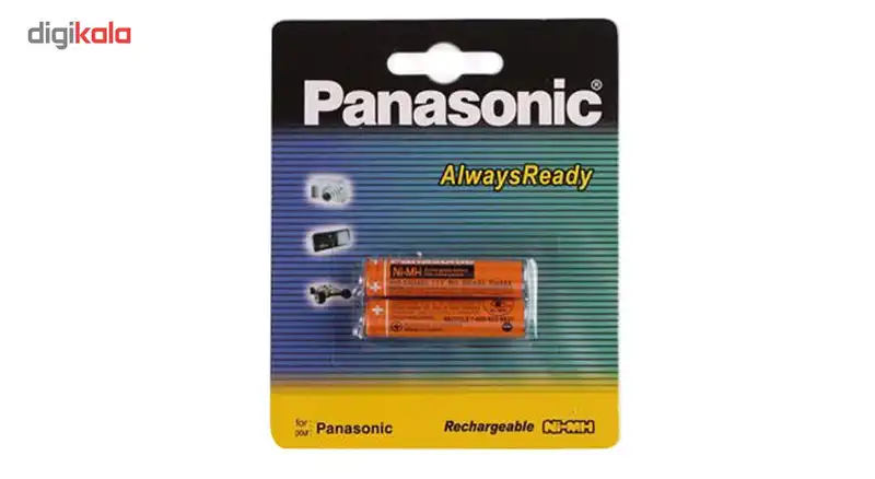 باتری نیم قلمی قابل شارژ پاناسونیک مدل HHR-3MRT/2BM