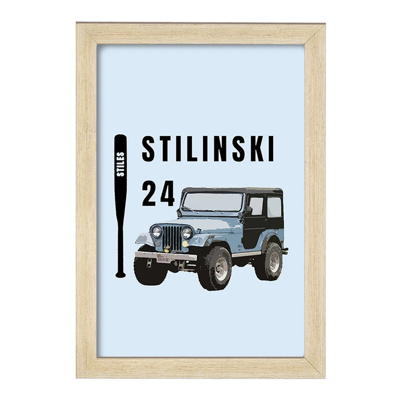 تابلو خندالو مدل استایلز استلینسکی سریال تین ولف Teen Wolf کد 28464