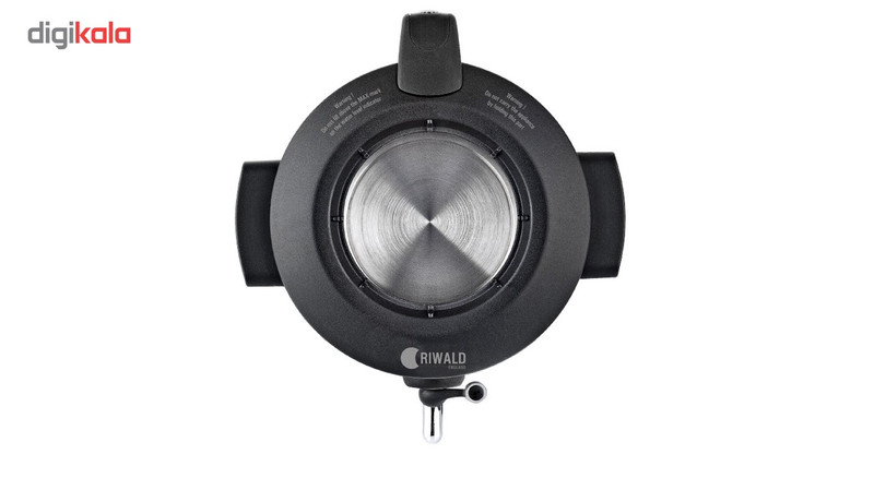 سماور برقی ریوالد مدل Army کد 800205 به همراه یک عدد اردورخوری ویترای طرح لاله