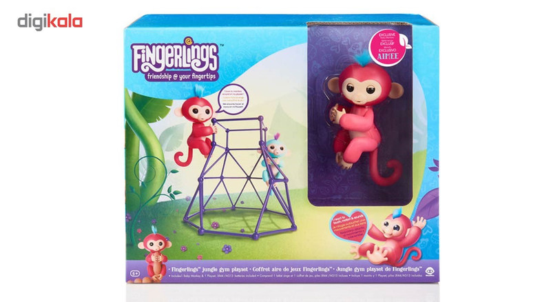 ربات واو وی مدل Fingerlings Forest Monkey Club