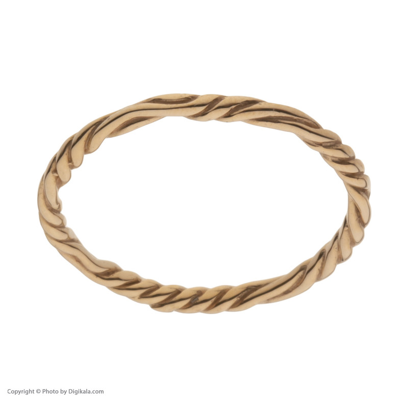 انگشتر طلا 18 عیار زنانه پرسته مدل پیچ کد wr774 سایز 56