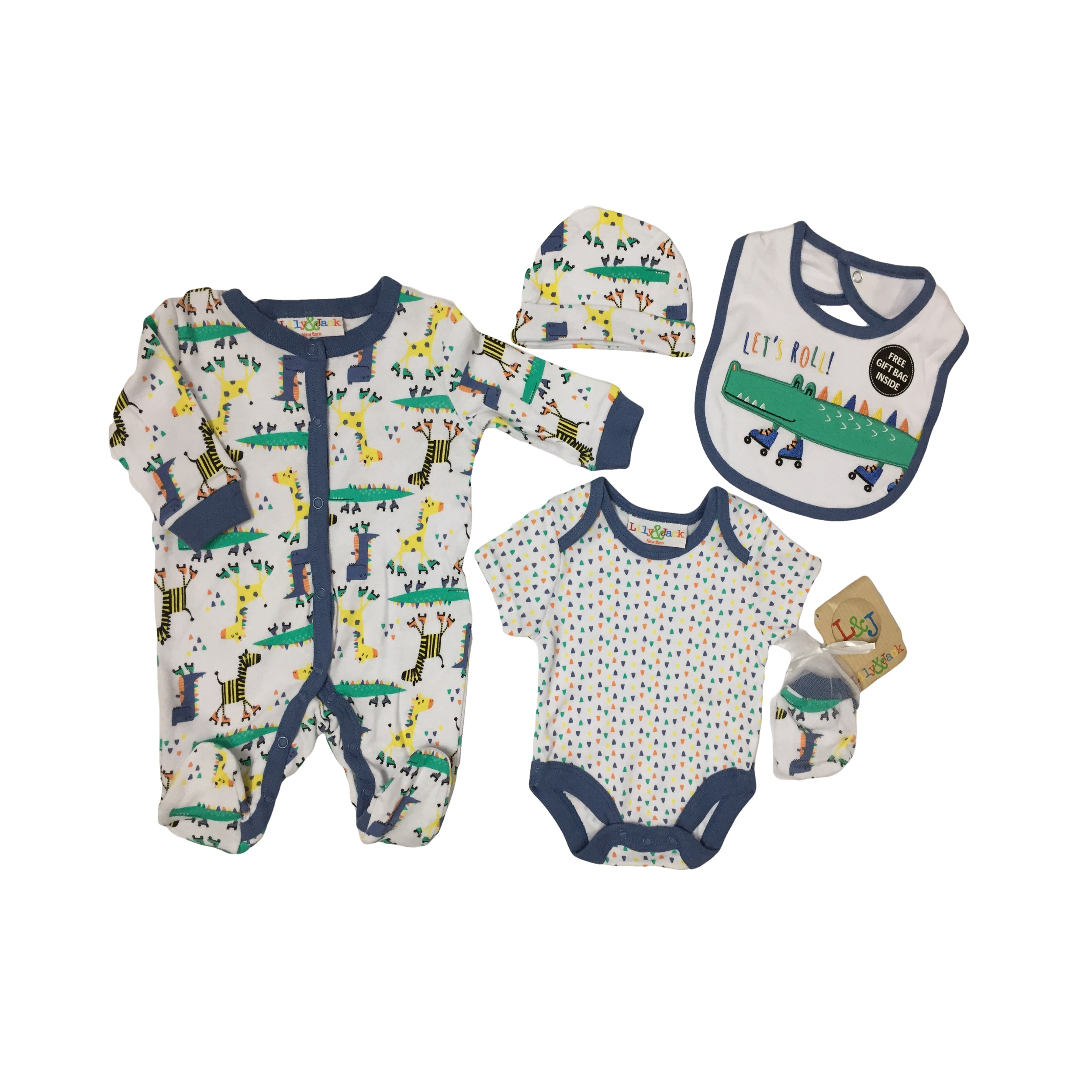 ست 5 تکه لباس نوزادی مدل AHG