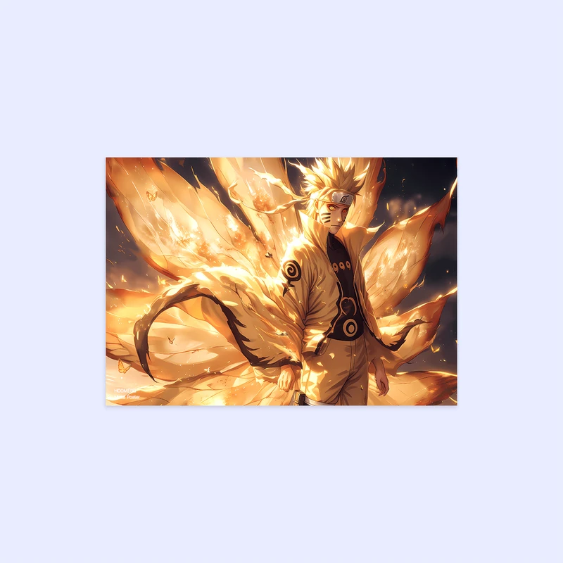 پوستر هومرو مدل فلزی طرح انیمه ناروتو کد PS1305
