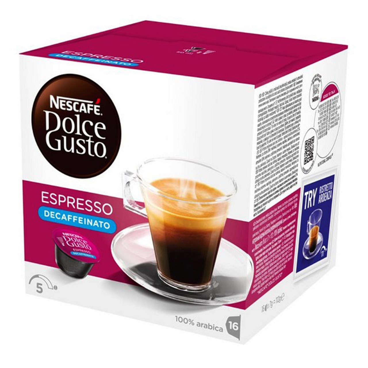 کپسول قهوه دولچه گوستو مدل Espresso Decaffeinato