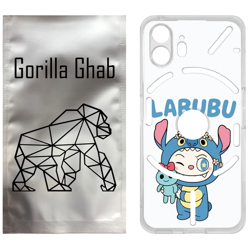 کاور گوریلا قاب مدل CLG کد 112 طرح لبوبو Labubu مناسب برای گوشی موبایل ناتینگ فون Phone 2