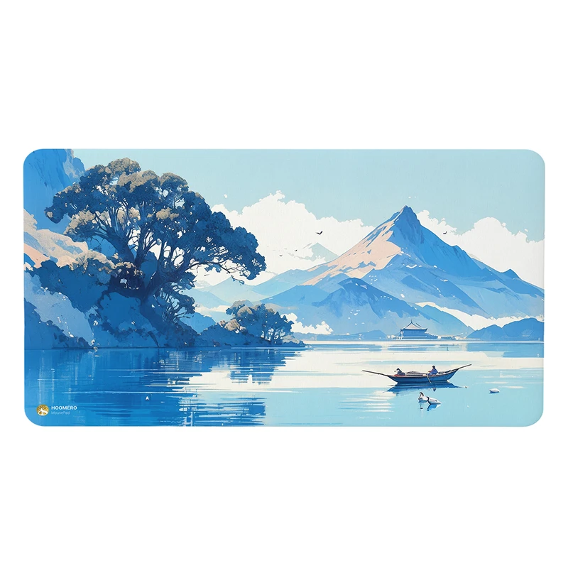 ماوس پد هومرو مدل MX2682 طرح نقاشی قایق و طبیعت 