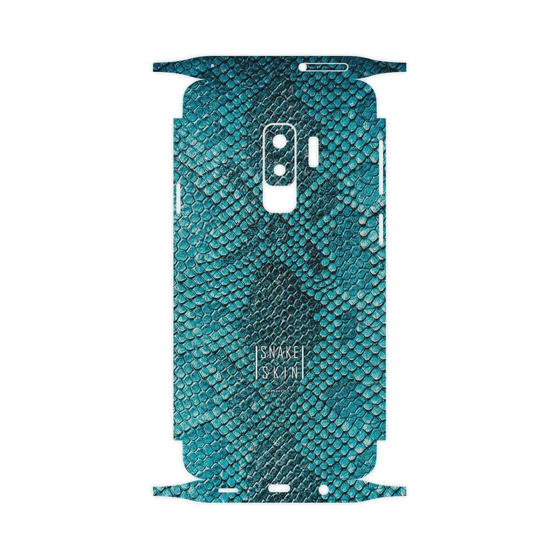 برچسب پوششی ماهوت مدل Blue Snake Skin-FullSkin مناسب برای گوشی موبایل سامسونگ Galaxy S9 Plus