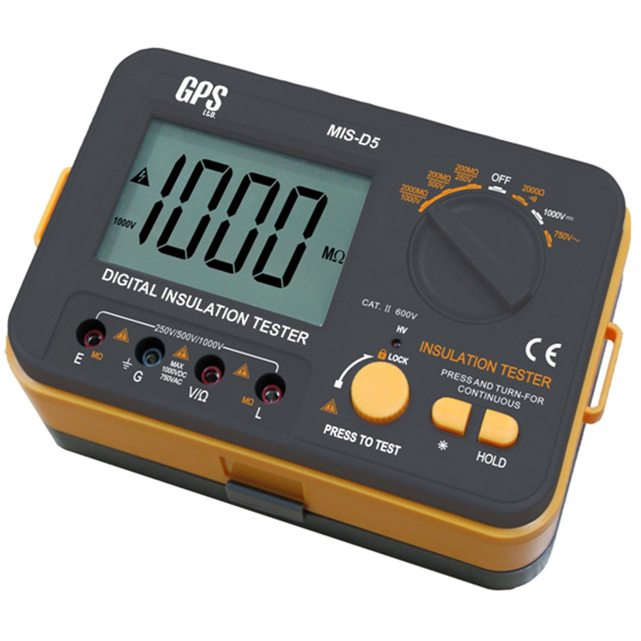 تستر عایق الکتریکی GPS Ltd مدل MIS-D5 ولتاژ 1000 ولت
