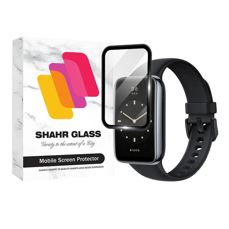 محافظ صفحه نمایش شهر گلس مدل PMMAWSH مناسب برای ساعت هوشمند شیائومی Mi Band 7 Pro