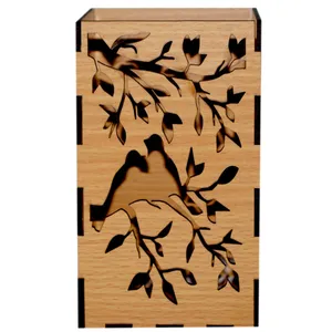 جا شمعی گالری چوب و کمان  مدل  گنجشک 1