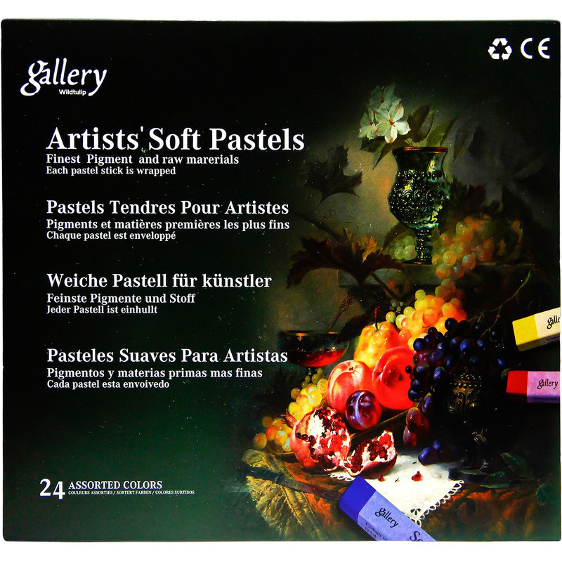 پاستل گچی 24 رنگ وایلد تولیپ مدل Gallery پاستل گچی 24 رنگ وایلد تولیپ مدل Gallery