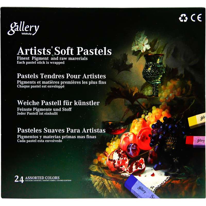 پاستل گچی 24 رنگ وایلد تولیپ مدل Gallery پاستل گچی 24 رنگ وایلد تولیپ مدل Gallery