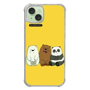 AKAM AMCWTA15PLUS-BARE BEAR6 Cover For Apple iPhone 15 Plus