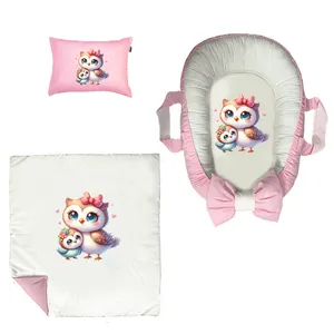 سرویس خواب 3 تکه نوزاد مدل جغد و بچه جغد کد DKBP42-set