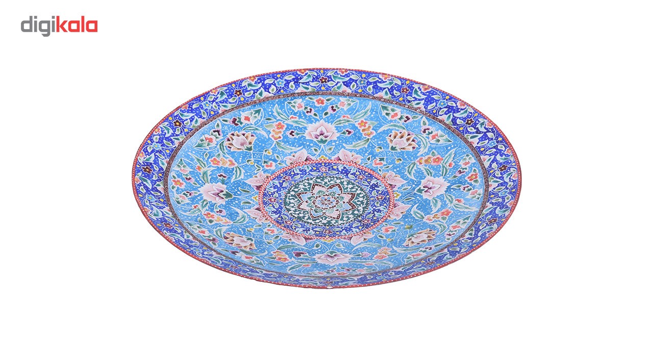 Copper Enamel Plate with 25cm diameter, 16-00 Model