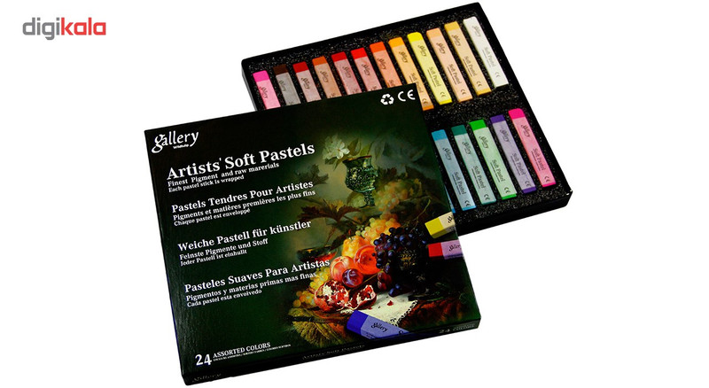 پاستل گچی 24 رنگ وایلد تولیپ مدل Gallery پاستل گچی 24 رنگ وایلد تولیپ مدل Gallery