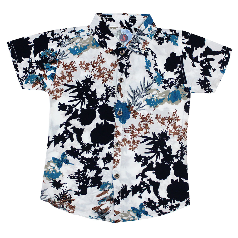 پیراهن پسرانه مدل هاوایی کد SD33